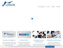 Tablet Screenshot of logos.com.pl