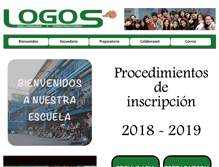 Tablet Screenshot of logos.edu.mx